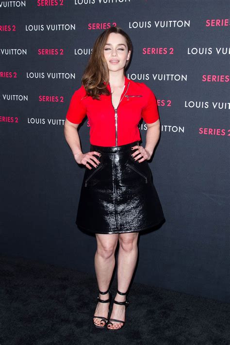 Emilia Clarke attends first.
